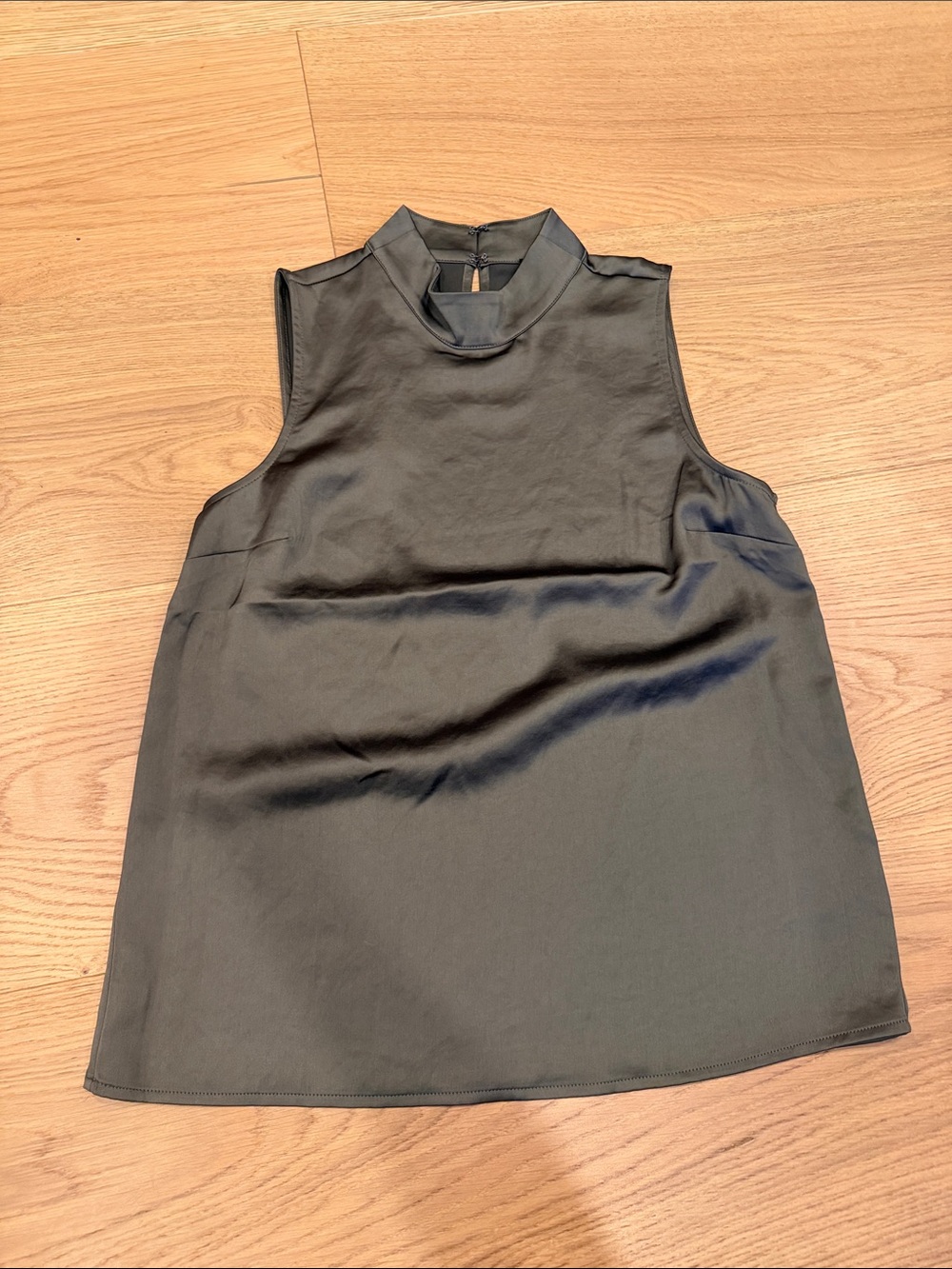 Express Sleeveless Mock Neck Tank Top - Black